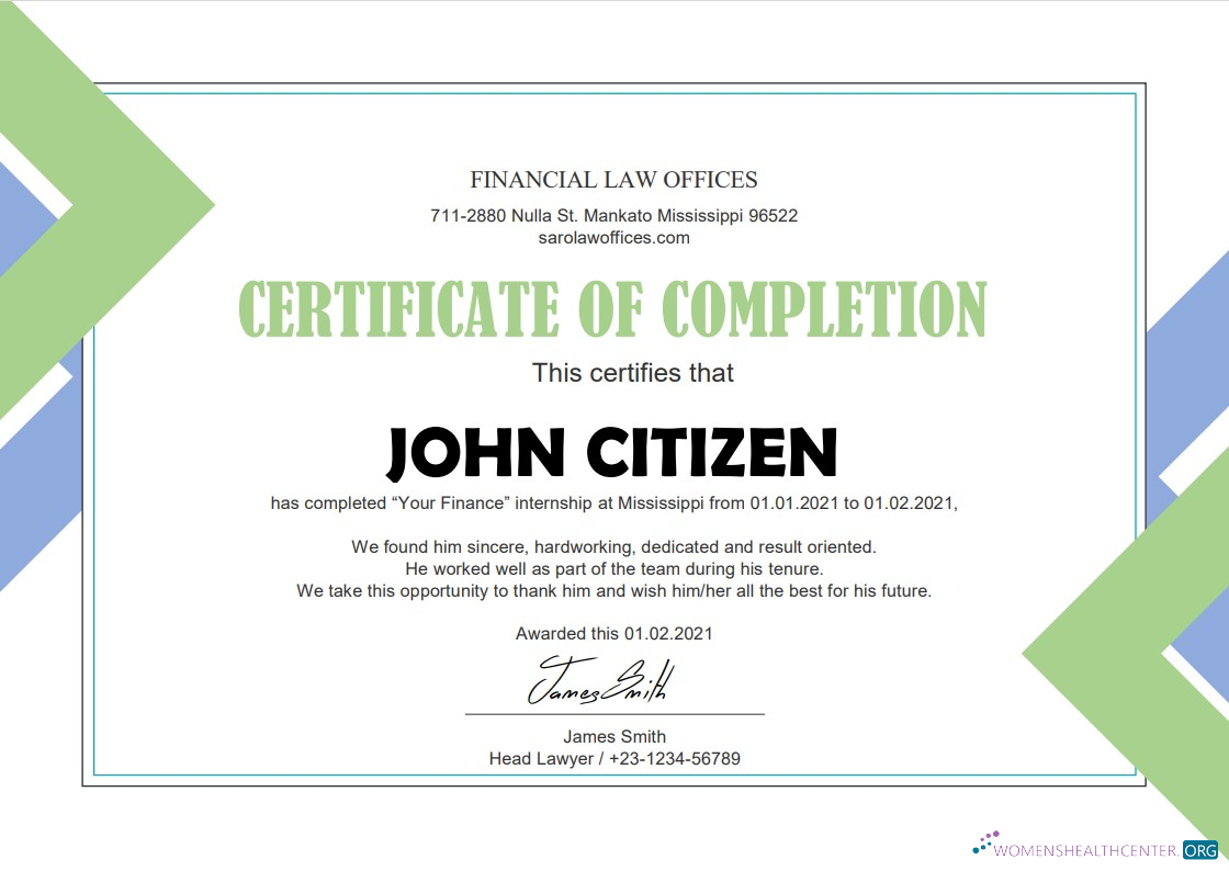 Download USA Law Internship certificate template in Word and PDF format Photoshop template